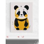 Panda Dostları Bebek Odası Poster, Afiş, Kreş Çocuk Odası Dekorasyon, Yenidoğan Hediye
