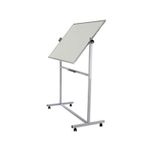 Panda Emaye Yüzey 360° Dönerli Tekerlekli Yazı Tahtası PAN 531 Beyaz 90x120 cm