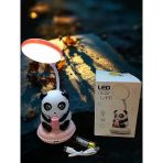 Panda Figürlü Katlanabilir Ve Şarjlı Pilli Led Masa Lambası