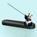 Panda Figürlü Tütsülük ve Tütsü Saklama Kutusu – 3D Yazıcı Üretim | Dekoratif Tütsülük | Meditasyon, Zen Alanı, Hediye ve Ev Dekoru İçin Uygun