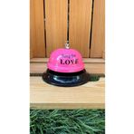 panda hediyelik " Ring For Love " Yazılı Resepsiyon Masa Zili