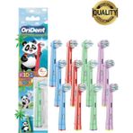 Panda Kids - Çocuklara Özel Oral-B Uyumlu 12 Adet Yedek Başlık – Nazik Temizlik ve Diş Eti Koruması - 12 Paket