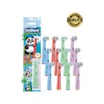 Panda Kids - Çocuklara Özel Oral-B Uyumlu 12 Adet Yedek Başlık – Nazik Temizlik ve Diş Eti Koruması