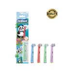 Panda Kids - Çocuklara Özel Oral-B Uyumlu 4 Adet Yedek Başlık – Nazik Temizlik ve Diş Eti Koruması