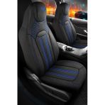 Panda Kılıf Panda Hunter Lakost Kumaş Ortopedik Destekli Oto Koltuk Kılıfı-Tam Set