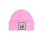 Panda Logolu Pembe Çocuk Bere