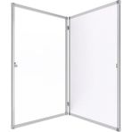 Panda Mıknatıslı Yüzey Kapaklı Pano - 90X120CM - Beyaz - Duvara Monte Yazı Tahtası