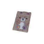 Panda Tasarımlı Çizgili Peluş Defter A5 Not Defteri (EBAT: 20,5 cm x 14,5 cm)