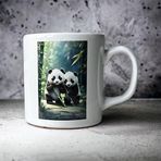 Panda Temalı Baskılı Kupa