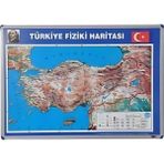 Panda Türkiye Fiziki Haritası (Alüminyum Çerçeve) - Renkli - 70x100 cm - Haritalar