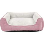 Pandagroup Peluş Köpek Yatağı-Silinebilir -Yıkanabilir-Küçük Irk-Pofuduk Peluş/süet Minder - Pembe