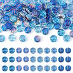PandaHall 100 adet vokal harf boncuğu, 10 mm, düz yuvarlak cam boncuklar, A/E/I/O/U, baş harfler, arkadaşlık bileklikleri için alfabe boncukları, takı üretimi