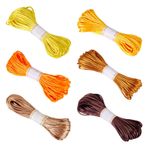 PandaHall 120 m Nakış İpliği, 3 mm, Kanaviçe İpliği, İnci İpi, Dikiş, Kapitone, Arkadaşlık Bilekliği, Takı Üretimi için Polyester Nakış İpliği