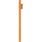 Pandish Hüphüp 4lü Silikon Pipet Toffee Caramel - Hardal Rengi
