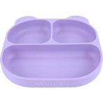 Pandish Vakum Tabanlı Silikon Mama Tabağı Violet Purple