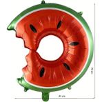 Pandoli Donut Karpuz Şekilli Folyo Balon 70X45 cm 1 Adet Hawai - Renkli