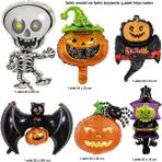 Pandoli Halloween Temalı Şekilli Süpershape Folyo Balon 6 Adet 40 cm - Renkli