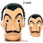 Pandoli La Casa De Papel Salvador Dali Maskesi 2 Adet - Renkli - Normal