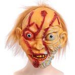 Pandoli Silikon Chucky Çaki Bebek Korku Maskesi Saçlı Yetişkin 1 Adet