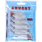 Pandora Chucky 5cm 10 Parça Lrf Silikon Sahte Yem - WHITE GLITTER