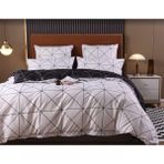 Pandora Çift Taraflı Nevresim Takımı Çift Kişilik - 200 x 220 cm - Bej