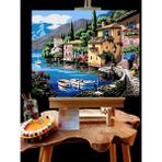 Pandora Hobi N1145 - Numaralı Boyama Seti - 40 x 50 cm Kasnağa Gerili Ürün - Manzara