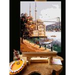 Pandora Hobi N1148 - Numaralı Boyama Seti - 40 x 50 cm Kasnağa Gerili Ürün - Ortaköy Camii