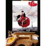 Pandora Hobi N1189 - Numaralı Boyama Seti - 40X50CM Kasnağa Gerili Ürün - Uçan Çift