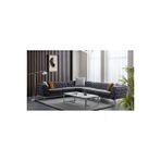 Pandora Köşe Takımı 320x320cm (antrisit) Babyface 27, Gümüş Ayak Antrasit