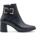 Pandora Moda K25.101.0112 Cilt Kadın Bot - Siyah