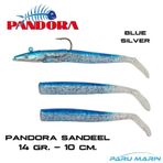 Pandora Sandel 10 cm 14 gr Blue Silver Silikon Yem