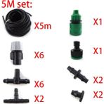 Pandoraplanet M Otomatik Sulama Sistemi 4/7mm Tüp Damla Sulama Sisleme Soğutma Suyu Hortum Konnektörü Sprey (Yurt Dışından)