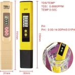 Pandoraplanet Su Kalitesi Monitör Test Cihazı 2 Adet Ph Test Cihazı + Tds ve Ec Metre/tds-3 Metre/ph Kağıt Test Cihazı Ölçer Havuz Içme Suyu LCD Ekran (Yurt Dışından) - Siyah - Siyah