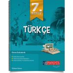 Pandül Yayınları 7. Sınıf Türkçe Ders Defteri Kitabı