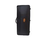 PANDURA MÜZİK Profesyonel Evalı Kumaş Gigbag Çiftli Kemençe Kılıfı - Siyah Renk - Su Geçirmez PND0082