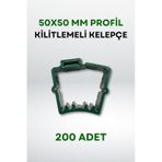Panel Çit 50X50 Mm Profil Kilitlemeli Kelepçe (200 Adet)