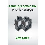 Panel Çit 60X60 Mm Profil Kelepçe (262 Adet)