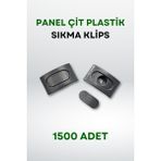 Panel Çit Plastik Sıkma Klips (1500 Adet) - Gri