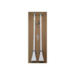 Panel Radyatör Ayağı / Yer Konsolu 60 cm Yere Sabitleme Beyaz 1 Çift (2 Adet)