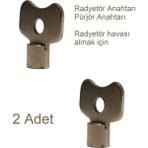 Panel Radyetör, Havlupan, Petek, Pürjör, Hava Alma Anahtarı (2 Adet)
