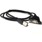 Panel Tipi Dişi Erkek Vidalı 1.5 Metre Usb Extension Usb Panel Montajlanabilir Uzatma Kablosu 1.5Mt