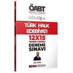 Panem Yayınları Benim Hocam ÖABT Türk Dili ve Edebiyatı Gümüş-4 Türk Halk Edebiyatı 12X15 Deneme Sınavı