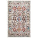 Panemo Antique Aqua El Dokuması Kaymaz Tabanlı Yıkanabilir Kilim Çok Renkli
