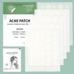 panemy Pimple Patches, sivilce yaması, 180 adet, görünmez hidrokolloid gündüz ve gece akne bandı, su geçirmez ve nefes alır, sivilce önleyici yama, cilt bakımı, sivilcelere karşı, 3 farklı ölçüde