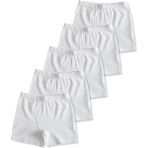 Panfilia %95 Pamuklu Erkek Çocuk Likralı Penye Boxer 5'li Set / Külot / Iç Çamaşır - 14 - 15 Yaş - Beyaz