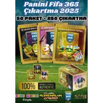 Panini FIFA 365 2025 Sticker 50 Paket - Futbolcu Çıkartmaları - Trading Futbolcu Oyuncu Kartı Panini