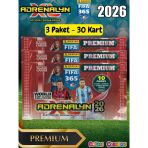 Panini Fıfa 365 Adrenalyn Xl 2026 Premium Kart (3 Paket) - Futbolcu Kartları - Trading Oyuncu Kartı - Fifa Oyuncu Kartı