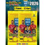 Panini Fıfa 365 Adrenalyn Xl 2026 Trading Kart (2 Paket) - Futbolcu Kartları - Trading Oyuncu Kartı - Fifa Oyuncu Kartı