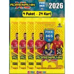 Panini Fıfa 365 Adrenalyn Xl 2026 Trading Kart (4 Paket) - Futbolcu Kartları - Trading Oyuncu Kartı - Fifa Oyuncu Kartı