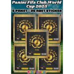 Panini Fıfa Club World Cup 25 Sticker (5 Paket) - Fifa Dünya Kupası 2025 Trading Futbolcu Sticker Panini - Panini Sticke
